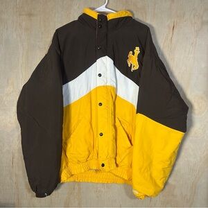 Vintage 90s DeLong University of Wyoming Cowboys Puffer Jacket Mens XL-2XL USA